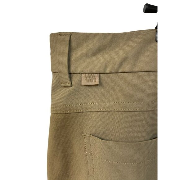 VRST Mens Pants Brown 38x30 Golf Casual Comfort Commuter Athletic Fit - Picture 4 of 6